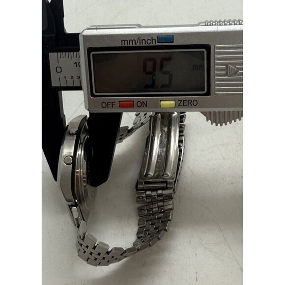 Casio Lithium Alarm Chronograph 83QS-27 Quartz Battery Men Watch Japan Stainless - Picture 7 of 7